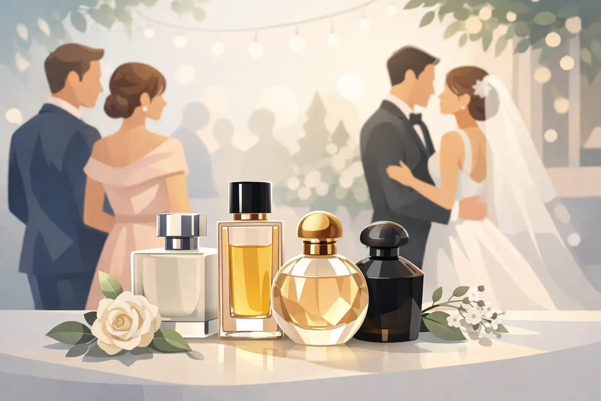 Parfums voor bruiloftsgasten die klasse uitstralen