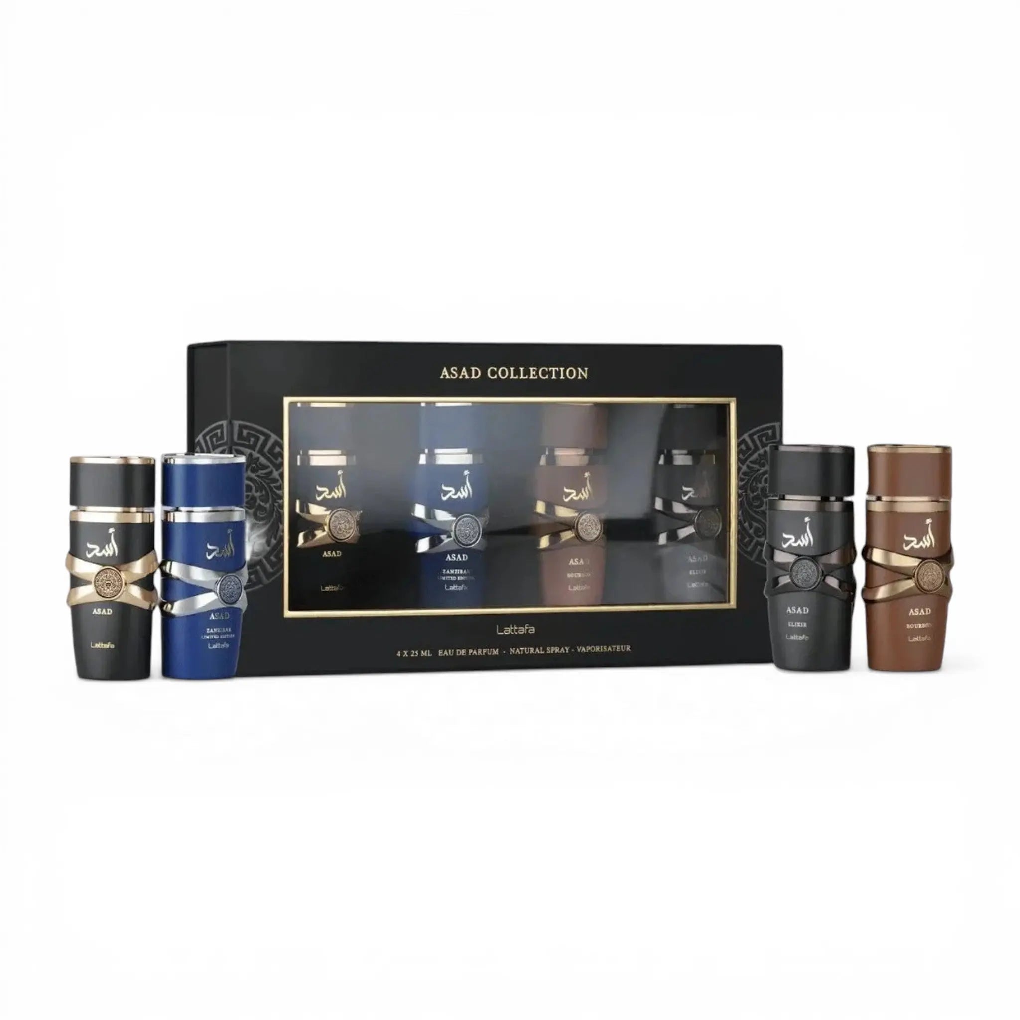 Lattafa Asad Collection 4x25ml Eau de Parfum Set Pure Oud