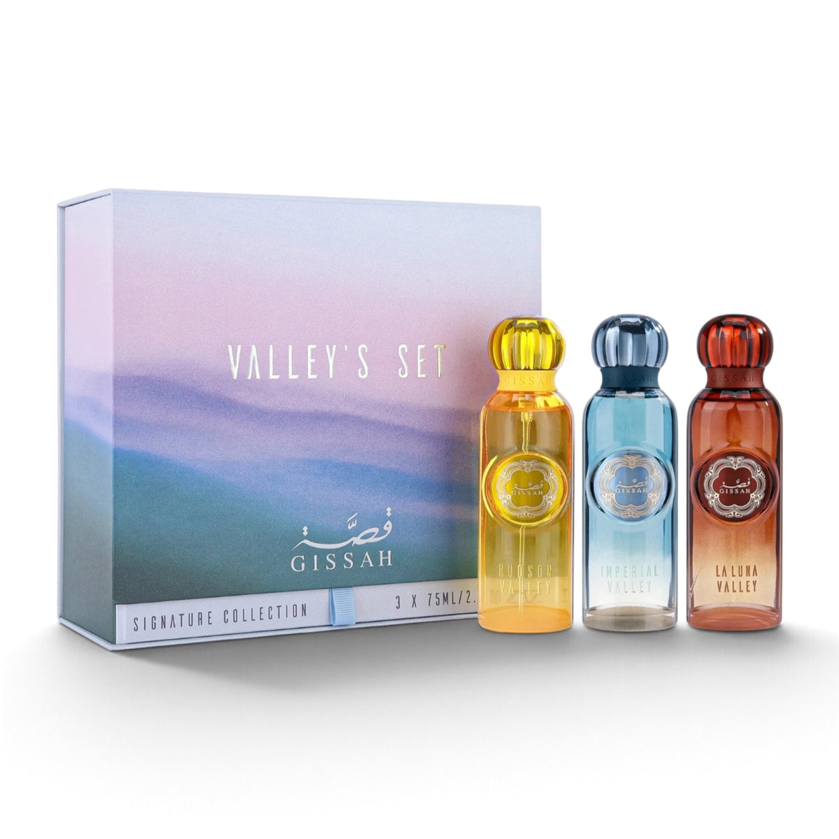 Gissah Valley’s Set Eau de Parfum 3x75ml