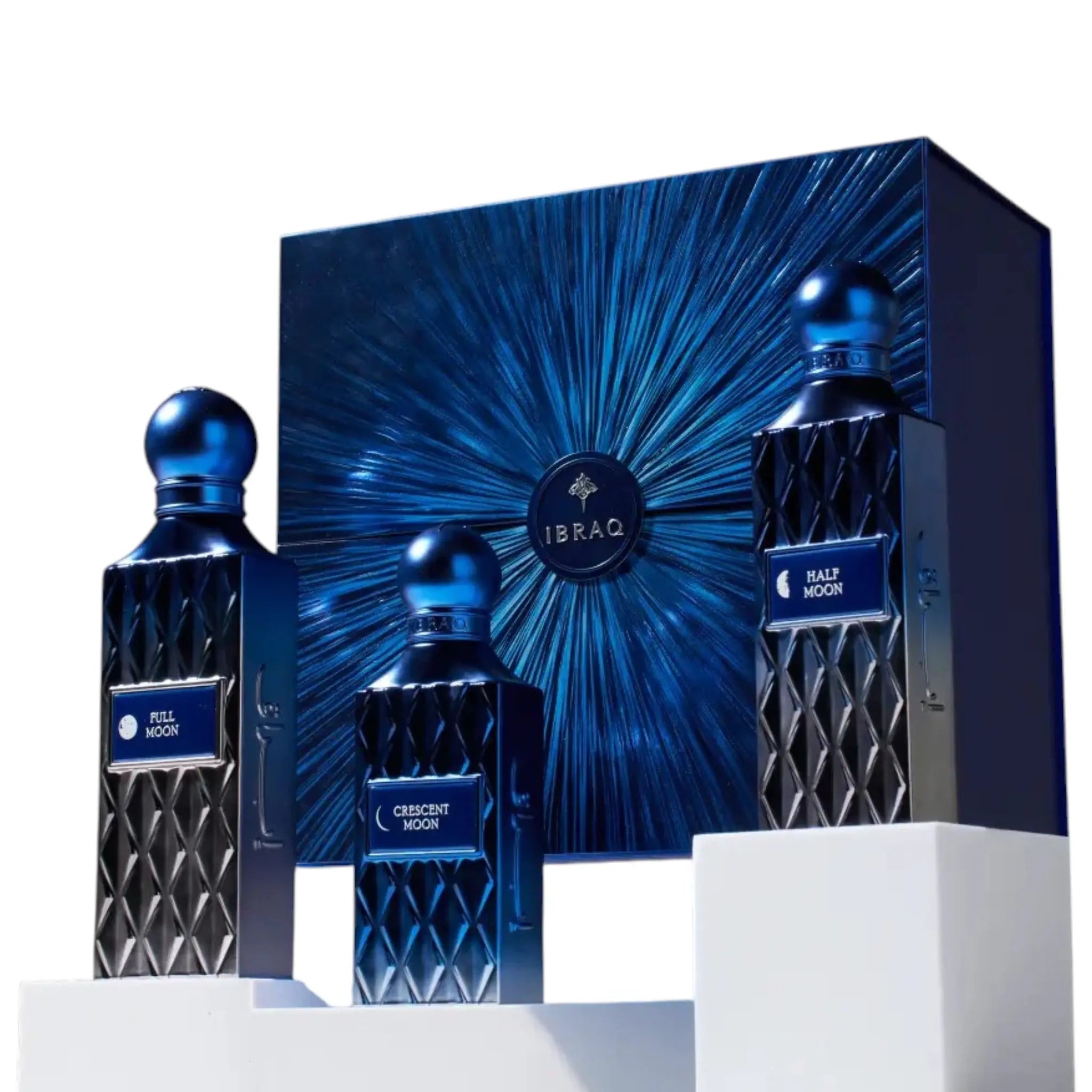 IBRAQ Moon Collection Eau de Parfum Set (75ml + 100ml + 150ml) Pure Oud