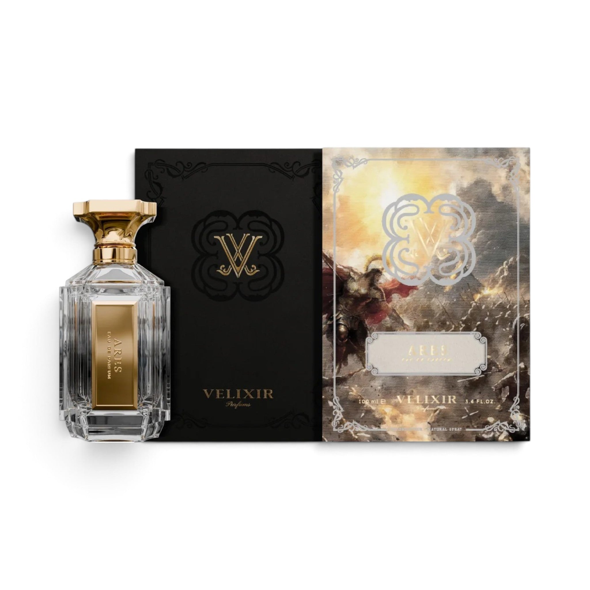 Velixir Ares parfum fles