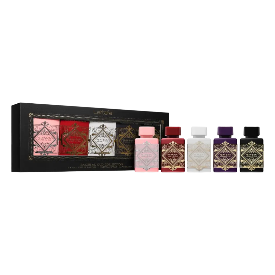 Lattafa Badee Al Oud Mini Gift Set 5x5ml Pure Oud