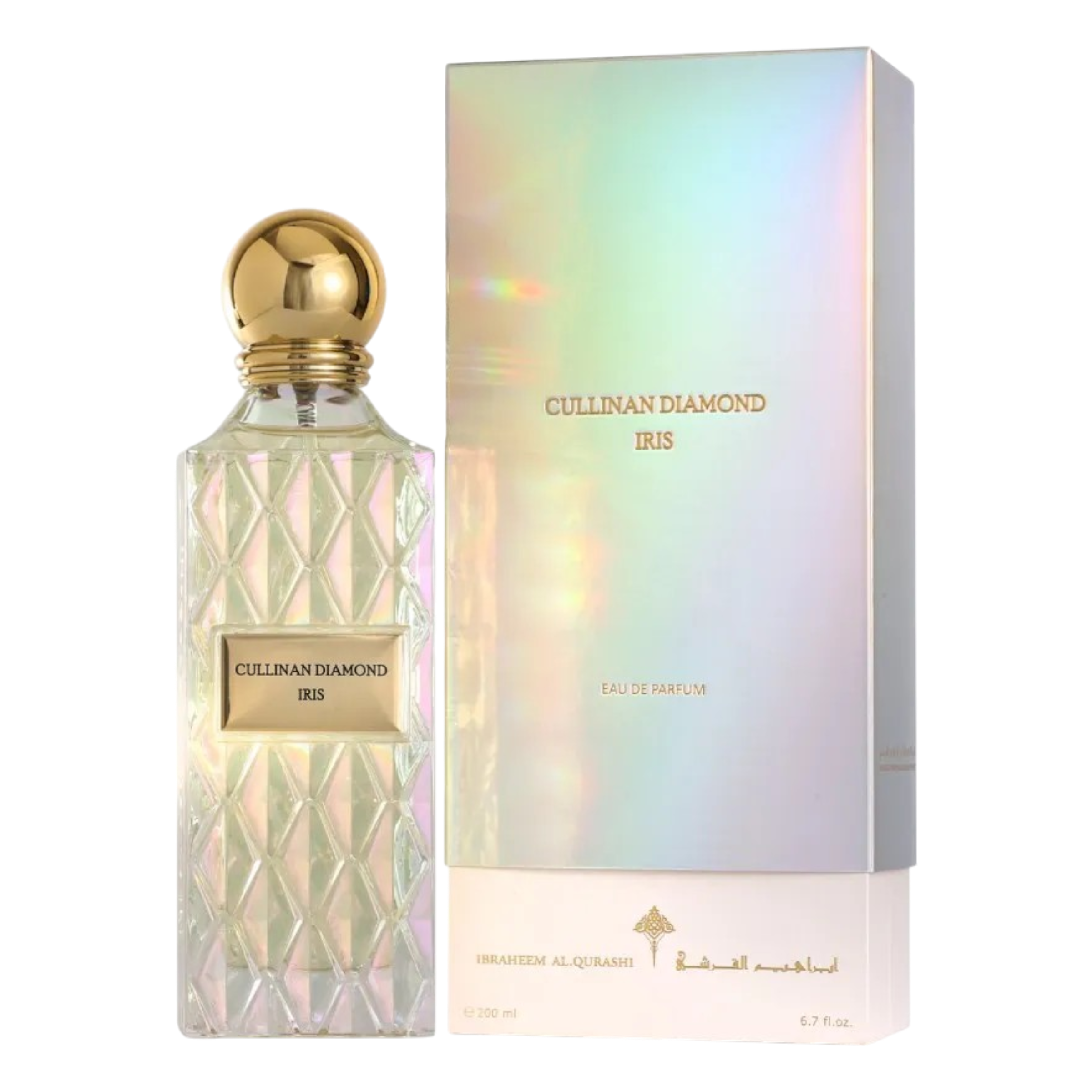 Ibraheem Al Qurashi - Cullinan Diamond – Iris Eau de Parfum – Unisex – 200 ml 