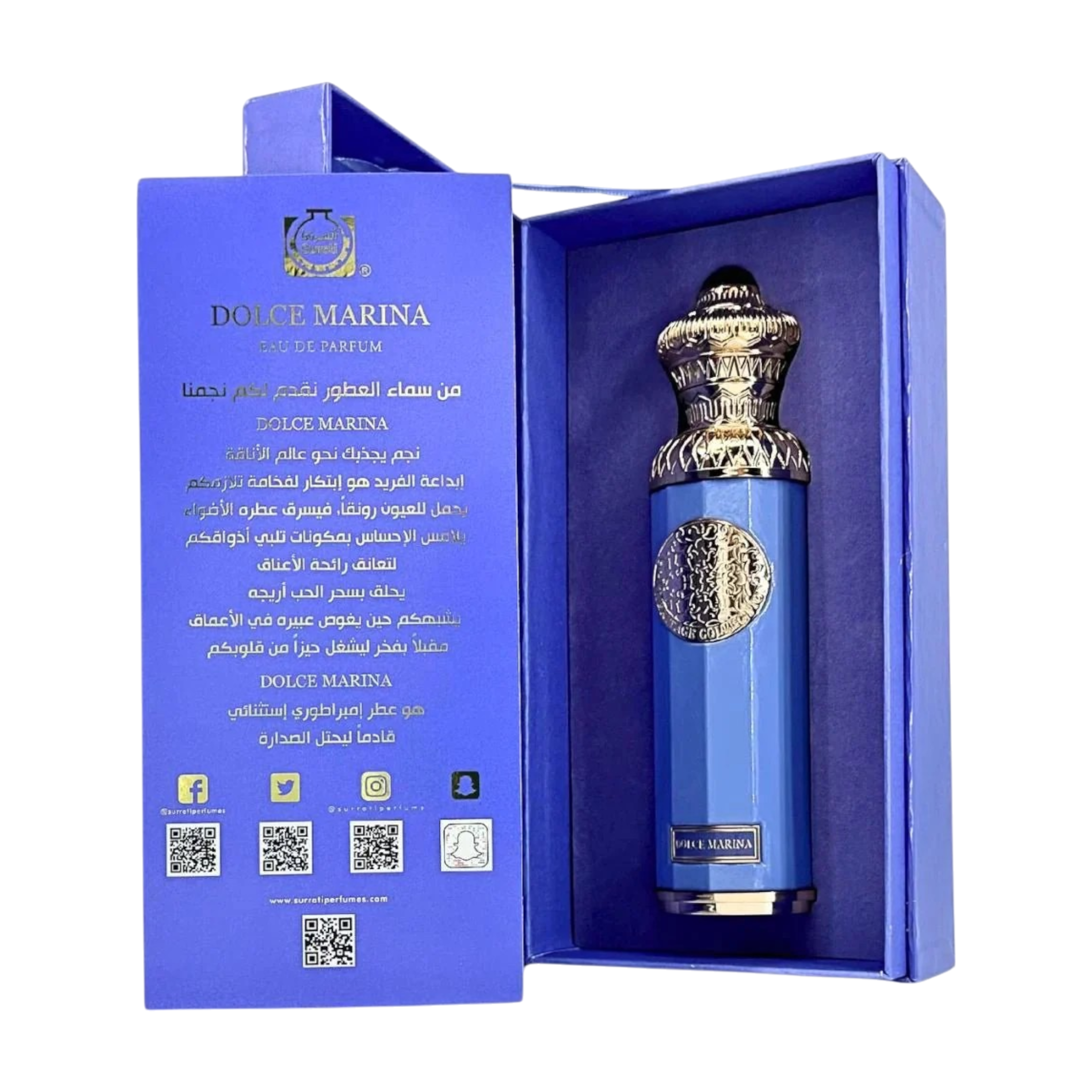 Dolce Marina – Surrati Eau de Parfum – Unisex – 140ml (Gissah Capri)
