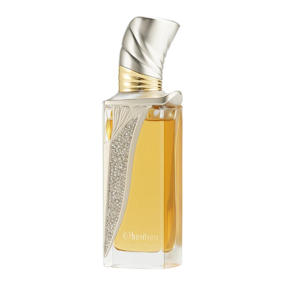 Obsidian French Avenue parfum fles donkere elegante uitstraling unisex Arabische geur luxe scent