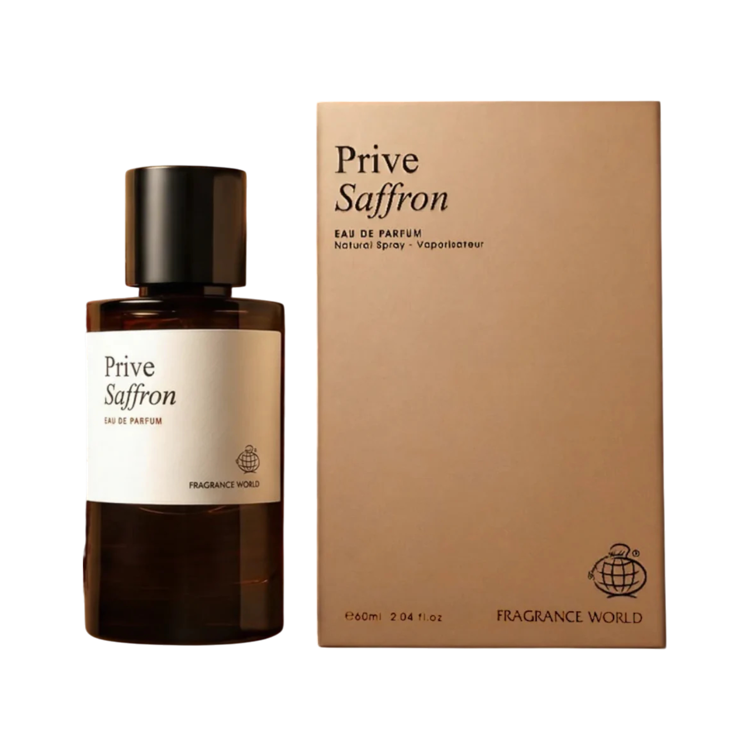 Prive Saffron Fragrance World Eau de Parfum Unisex 60ml - Pure Oud